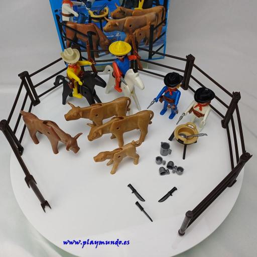 PLAYMOBIL 3484 VAQUEROS OESTE (AÑO 1980) [1]