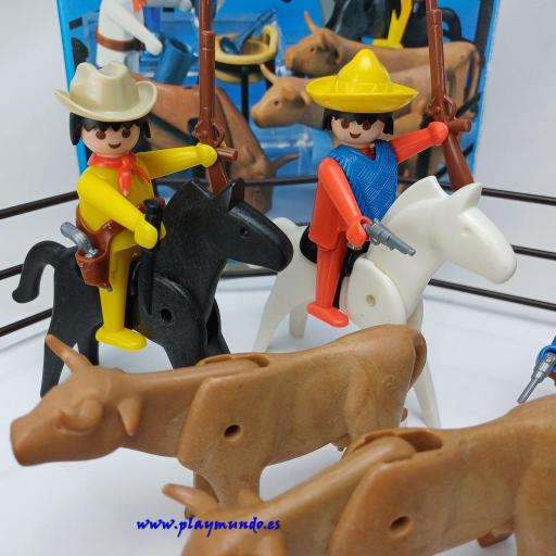 PLAYMOBIL 3484 VAQUEROS OESTE (AÑO 1980) [2]