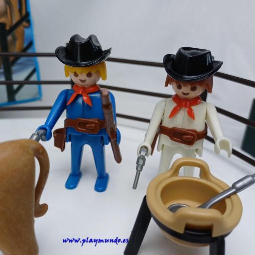PLAYMOBIL 3484 VAQUEROS OESTE (AÑO 1980) [3]
