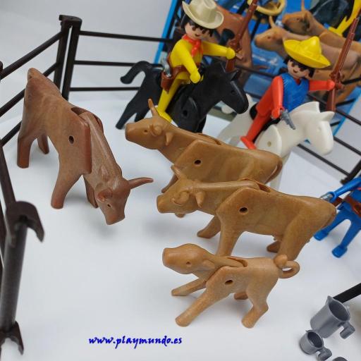 PLAYMOBIL 3484 VAQUEROS OESTE (AÑO 1980) [4]
