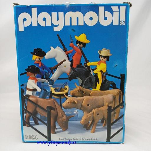 PLAYMOBIL 3484 VAQUEROS OESTE (AÑO 1980) [5]