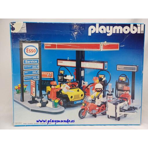 PLAYMOBIL 3434 GASOLINERA CON VEHICULOS (AÑO 1985 - 1990) [5]