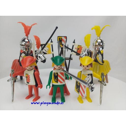 PLAYMOBIL 3265 CABALLEROS DEL TORNEO (AÑO 1979 - 1993) [0]