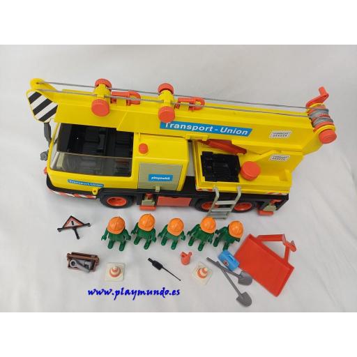 PLAYMOBIL 3761 GRUA TELESCOPICA (AÑO 1988-2002) [1]