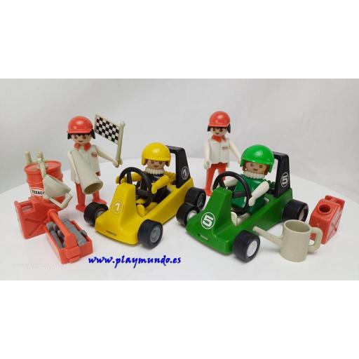 PLAYMOBIL 3523 KART CARRERAS (AÑO 1979 - 1981)
