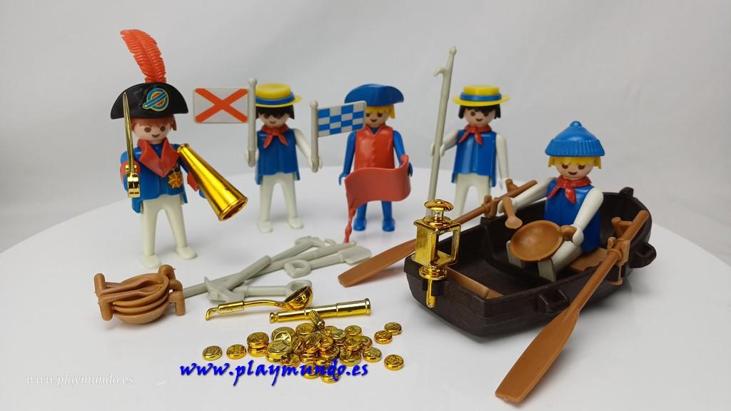 PLAYMOBIL 3546 TRIPULACION PIRATA ( AÑO 1978 - 1984)