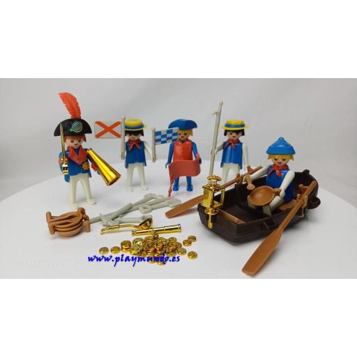 PLAYMOBIL 3546 TRIPULACION PIRATA ( AÑO 1978 - 1984)