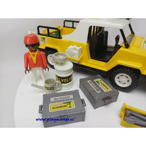 PLAYMOBIL 3528 TODOTERRENO SAFARI NGORONGORO (AÑO 1980) [3]