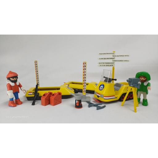 PLAYMOBIL 3464 MOTO DE NIEVE EXPEDICION POLAR (AÑO 1986 - 1990)