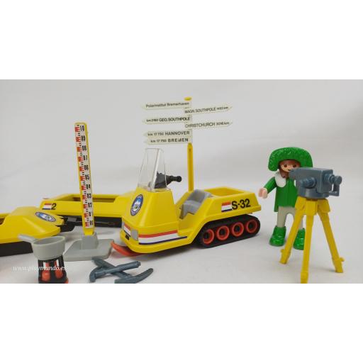 PLAYMOBIL 3464 MOTO DE NIEVE EXPEDICION POLAR (AÑO 1986 - 1990) [1]