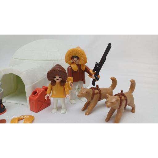 PLAYMOBIL 3465 ESQUIMALES CON IGLU (AÑO 1985 - 1990) [2]