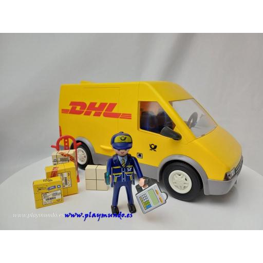 PLAYMOBIL  4401 FURGONETA PAQUETERIA DHL (AÑO 2004)