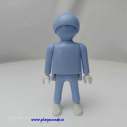 PLAYMOBIL MUÑECO CLICK AZUL mod018h