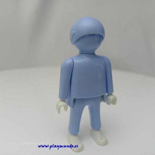 PLAYMOBIL MUÑECO CLICK AZUL mod018h [0]