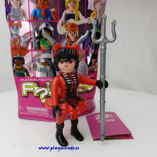 PLAYMOBIL SERIE 29 CHICAS DIABLESA DEMONIO