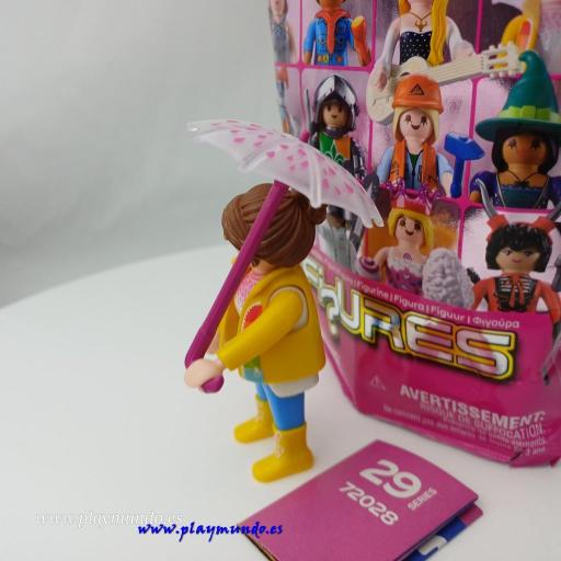 PLAYMOBIL SERIE 29 CHICAS MUJER CON PARAGUAS [2]