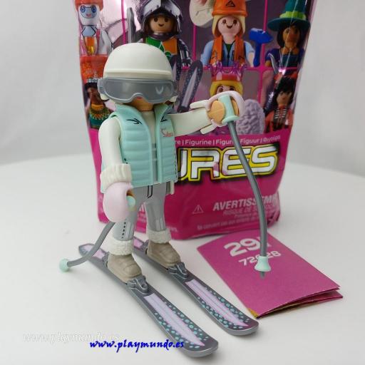 PLAYMOBIL SERIE 29 CHICAS ESQUIADORA