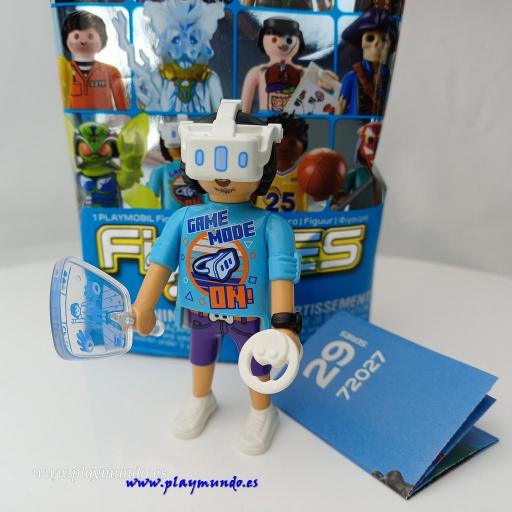 PLAYMOBIL SERIE 29 CHICOS JUGADOR VIRTUAL VIDEOJUEGOS GAMER