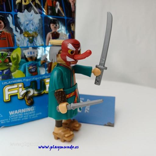 PLAYMOBIL SERIE 29 CHICOS GUERRERO JAPONES TENGU [2]