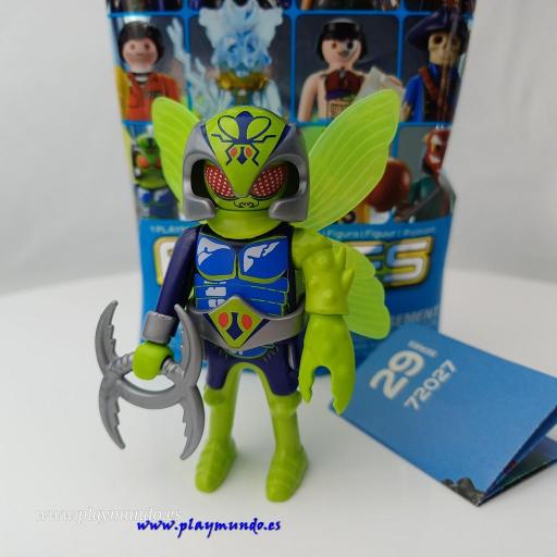 PLAYMOBIL SERIE 29 CHICOS HOMBRE INSECTO SOLDADO EXTRATERRESTRE