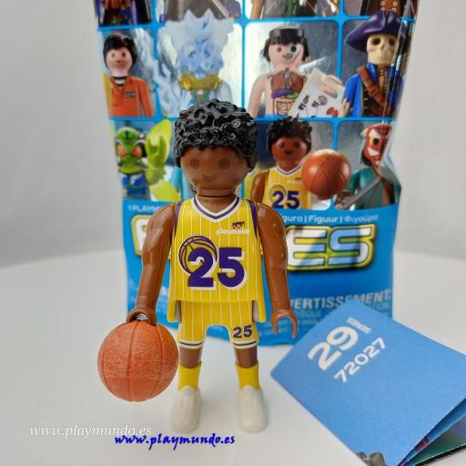 PLAYMOBIL SERIE 29 CHICOS JUGADOR DE BALONCESTO