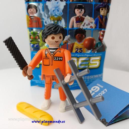 PLAYMOBIL SERIE 29 CHICOS PRESO A LA FUGA