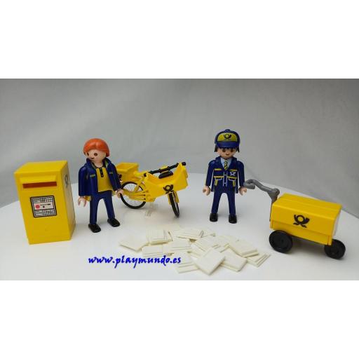 PLAYMOBIL 4403 SERVICIO POSTAL CORREOS CARTEROS (AÑO 2004 -2008) 