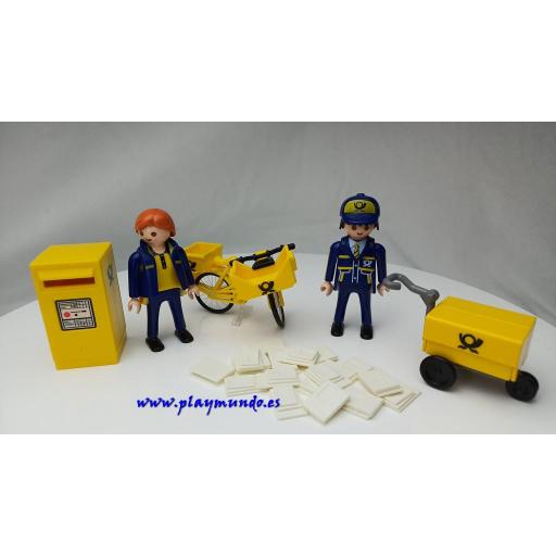 PLAYMOBIL 4403 SERVICIO POSTAL CORREOS CARTEROS (AÑO 2004 -2008)  [3]