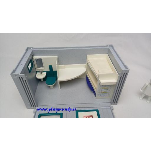 PLAYMOBIL CASETA CONTENEDOR  CONSTRUCCION [3]