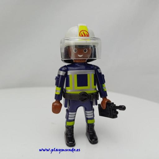 PLAYMOBIL MUÑECO CLICK BOMBERO OBRAS OTROS  MOD286