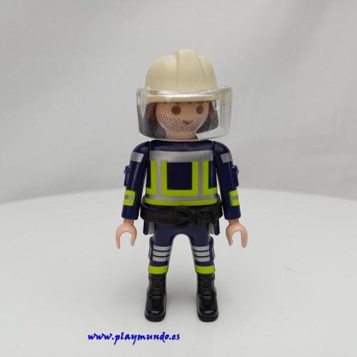 PLAYMOBIL MUÑECO CLICK BOMBERO OBRAS OTROS  MOD287