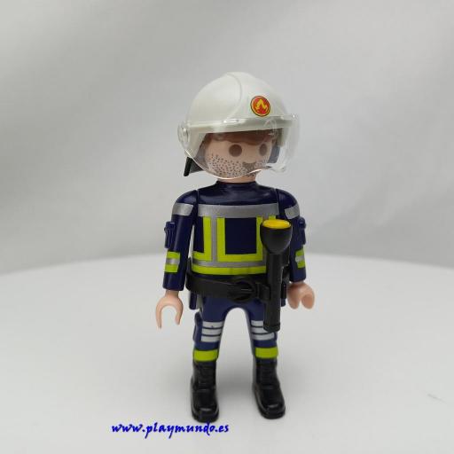 PLAYMOBIL MUÑECO CLICK BOMBERO OBRAS OTROS  MOD289