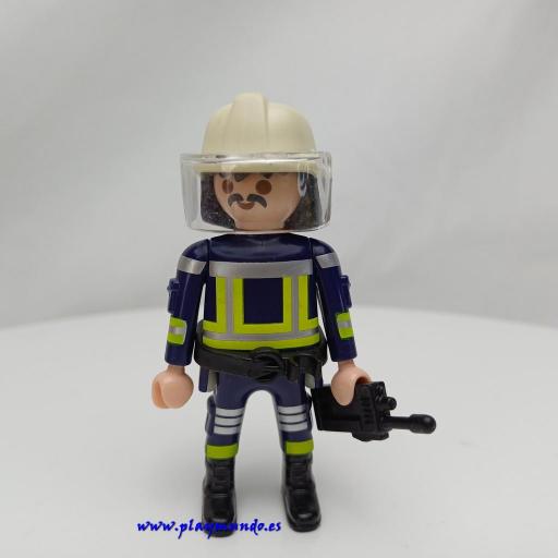 PLAYMOBIL MUÑECO CLICK BOMBERO OBRAS OTROS  MOD291