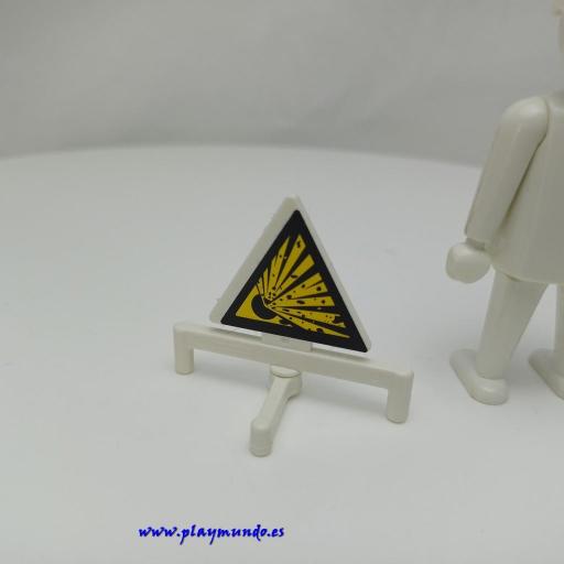 PLAYMOBIL SEÑALIZACION DE EXPLOSIVOS