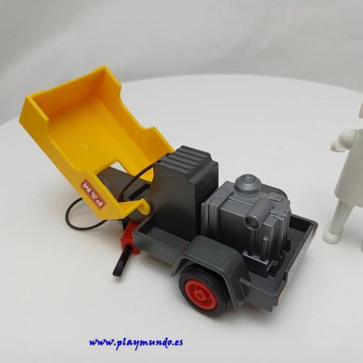 PLAYMOBIL COMPRESOR CON MARTILLO NEUMATICO CONSTRUCCION [3]