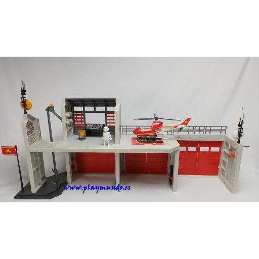 PLAYMOBIL EDIFICIO ESTACION DE BOMBEROS  [5]