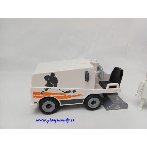 PLAYMOBIL MAQUINA ALISADORA DE HIELO HOCKEY PATINAJE [1]