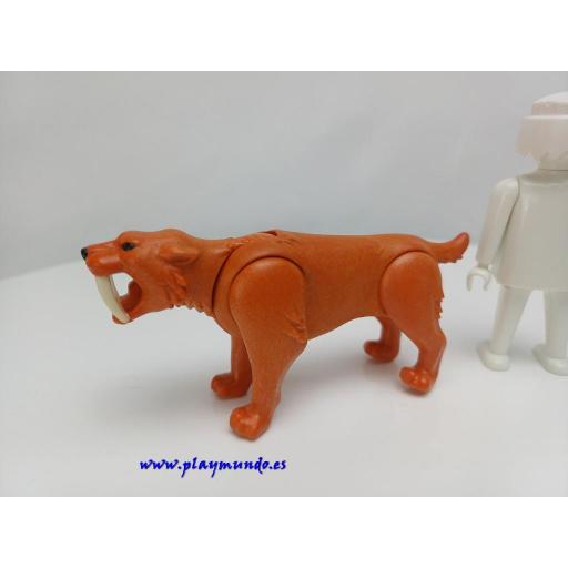 PLAYMOBIL TIGRE DIENTES DE SABLE PREHISTORIA ANIMALES [0]