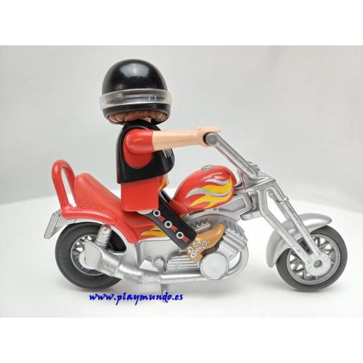 PLAYMOBIL MOTO CHOPPER CUSTOM MOD088 [2]