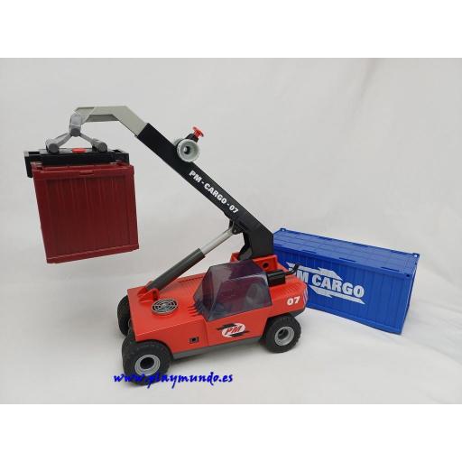 PLAYMOBIL TRANSPORTADOR DE CONTENEDORES [0]