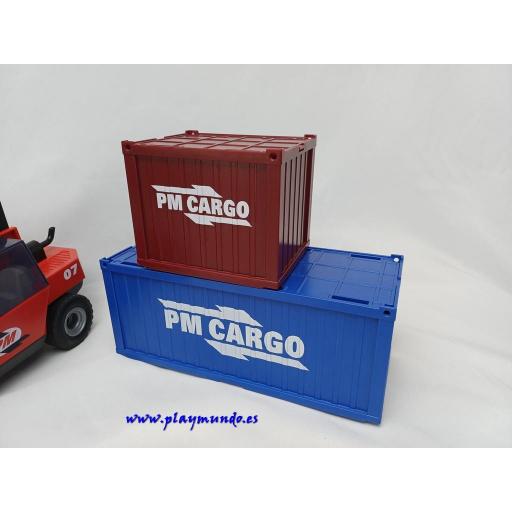 PLAYMOBIL TRANSPORTADOR DE CONTENEDORES [1]