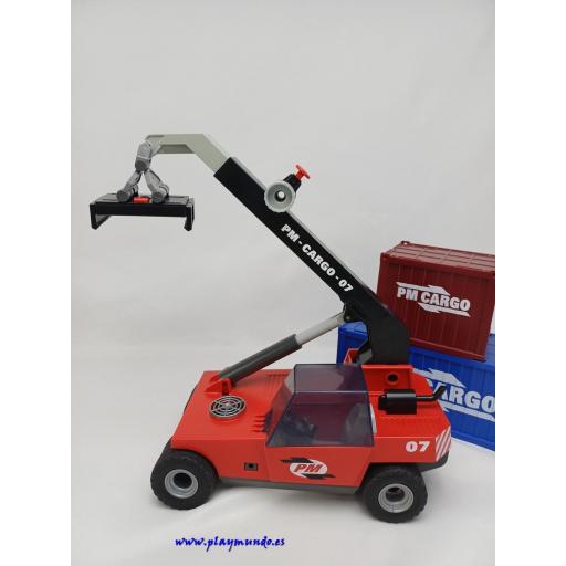 PLAYMOBIL TRANSPORTADOR DE CONTENEDORES [2]