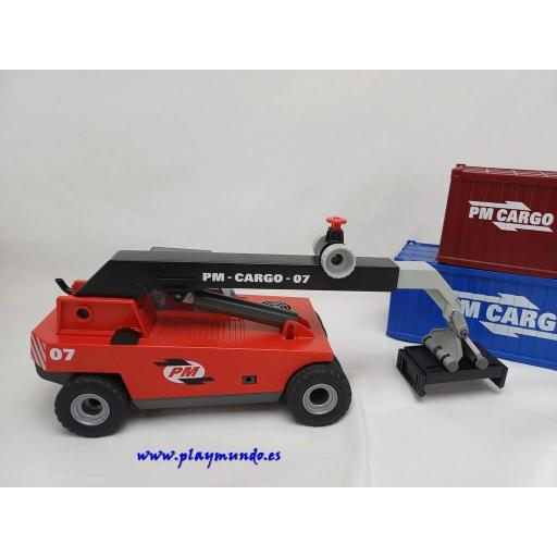 PLAYMOBIL TRANSPORTADOR DE CONTENEDORES [4]