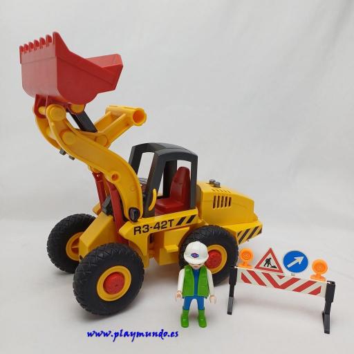 PLAYMOBIL 3934 EXCAVADORA PALA (AÑO 2000) [0]