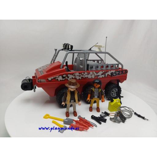 PLAYMOBIL 4844 VEHICULO ANFIBIO BUSCADORES DE TESOROS (AÑO 2009) [0]