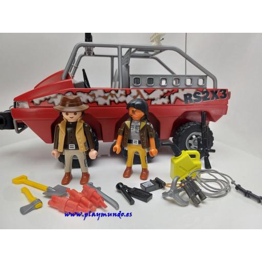 PLAYMOBIL 4844 VEHICULO ANFIBIO BUSCADORES DE TESOROS (AÑO 2009) [1]