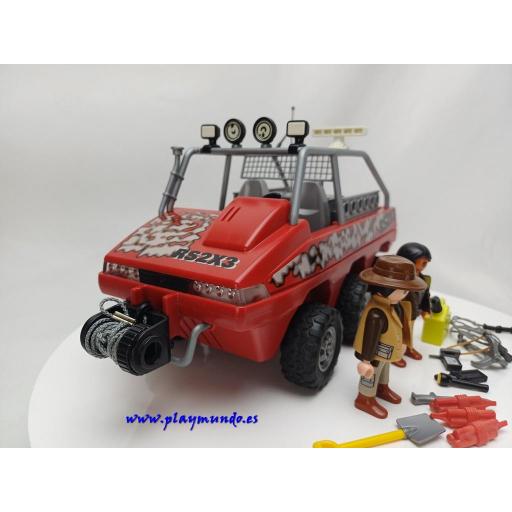 PLAYMOBIL 4844 VEHICULO ANFIBIO BUSCADORES DE TESOROS (AÑO 2009) [3]