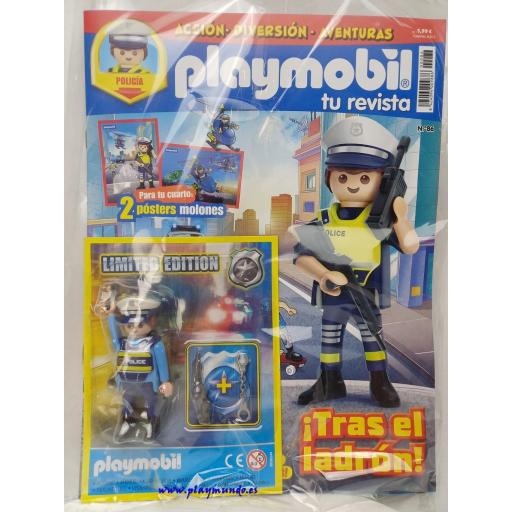PLAYMOBIL REVISTA BLUE Nº86 POLICIA (MARZO 2026) MOD01 [1]