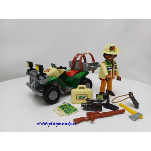 PLAYMOBIL 4176 EXPLORADOR EN QUAD (AÑO 2006)