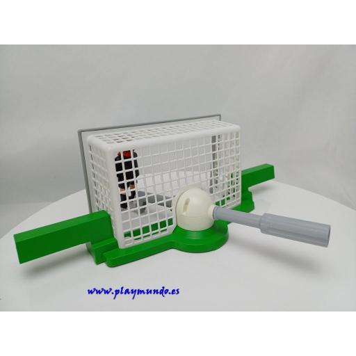 PLAYMOBIL PORTERIA CON PORTERO MUÑECO CLICK  MOD241 [2]